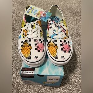 Sponge Bob Airbrush Pineapple Authentic Vans